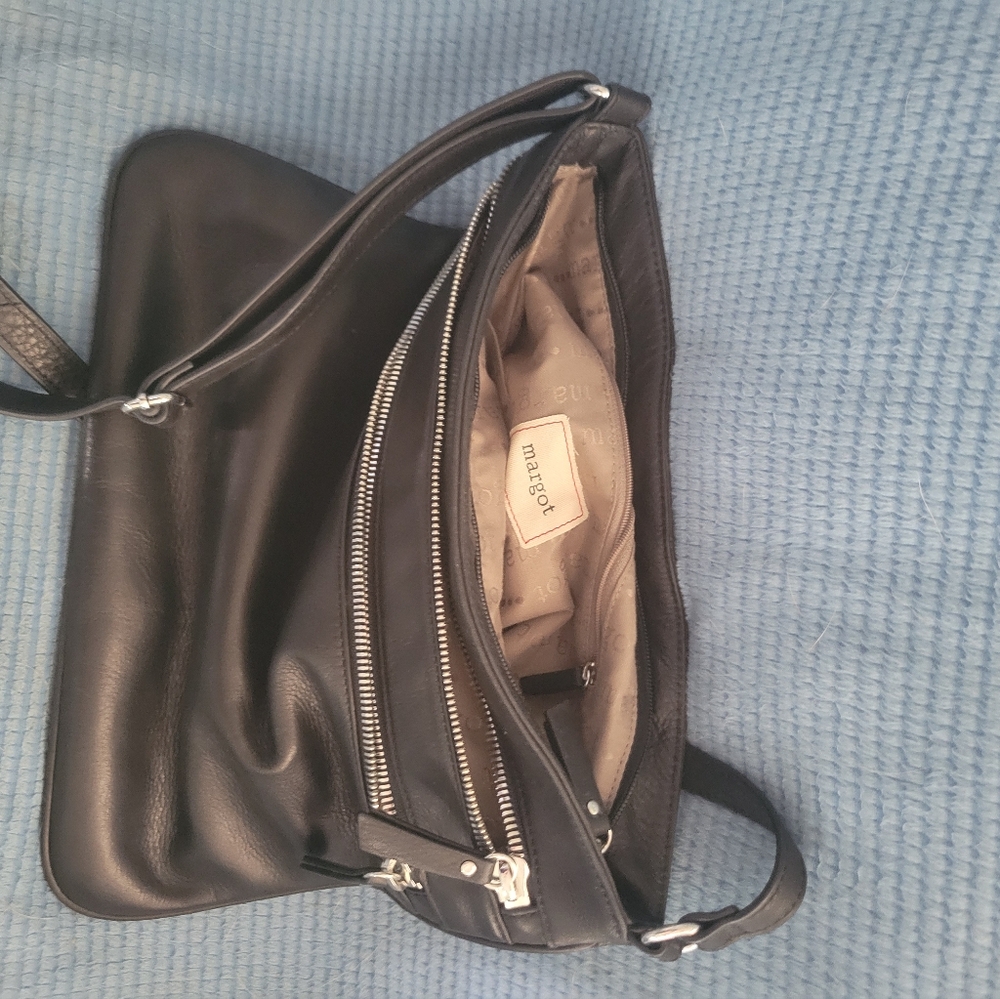 Brown leather margot bag